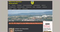 Desktop Screenshot of oberlinxweiler.de